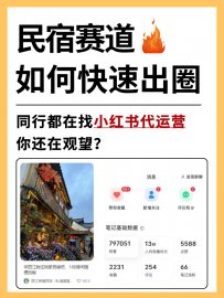 【元气网络科技代运营咨询】民宿酒店如何在小红书上快速出圈🔥